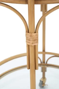 Casa Padrino Luxus Servierwagen Naturfarben - Gastronomie Accessoires