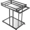 Casa Padrino Luxus Servierwagen Bronze 78 x 46 x H. 79 cm - Luxus Hotel & Restaurant Accesoires