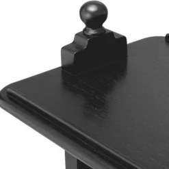Casa Padrino Luxus Servierwagen Schwarz / Antik Messing 107,5 cm - Hotel Accessoires