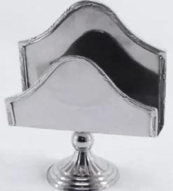 Casa Padrino Luxus Serviettenhalter Silber 13 x 5 x H. 16 cm - Hotel & Restaurant Accessoires