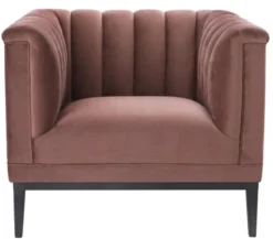 Casa Padrino Luxus Sessel Altrosa 89 x 86 x H. 75 cm - Wohnzimmermöbel