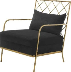Casa Padrino Luxus Sessel Antik Messing 64,5 x 71,5 x H. 83 cm - Limited Edition