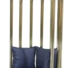 Casa Padrino Luxus Sessel Blau / Bordeauxrot / Gold 83 x 78 x H. 215 cm - Wohnzimmer Sessel - Hotel Sessel - Wohnzimmer Möbel - Hotel Möbel - Luxus Möbel - Luxus Einrichtung