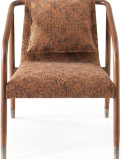 Casa Padrino Luxus Sessel Braun 63 x 83 x H. 77 cm - Wohnzimmer Sessel - Hotel Sessel - Wohnzimmer Möbel - Hotel Möbel - Luxus Möbel - Luxus Einrichtung