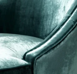 Casa Padrino Luxus Sessel Ägäisches Grün / Schwarz 70 x 88 x H. 85 cm - Hotel Möbel