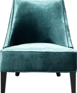 Casa Padrino Luxus Sessel Ägäisches Grün / Schwarz 70 x 88 x H. 85 cm - Hotel Möbel
