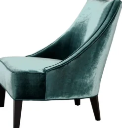 Casa Padrino Luxus Sessel Ägäisches Grün / Schwarz 70 x 88 x H. 85 cm - Hotel Möbel