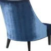 Casa Padrino Luxus Sessel Ägäisches Blau / Schwarz 70 x 88 x H. 85 cm - Hotel Möbel