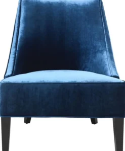 Casa Padrino Luxus Sessel Ägäisches Blau / Schwarz 70 x 88 x H. 85 cm - Hotel Möbel