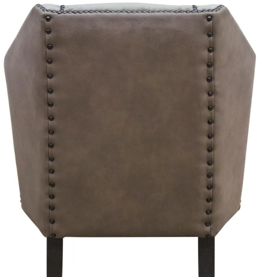 Casa Padrino Luxus Sessel Grau / Braun / Schwarz 61 x 71 x H. 69 cm - Hotel & Restaurant Möbel