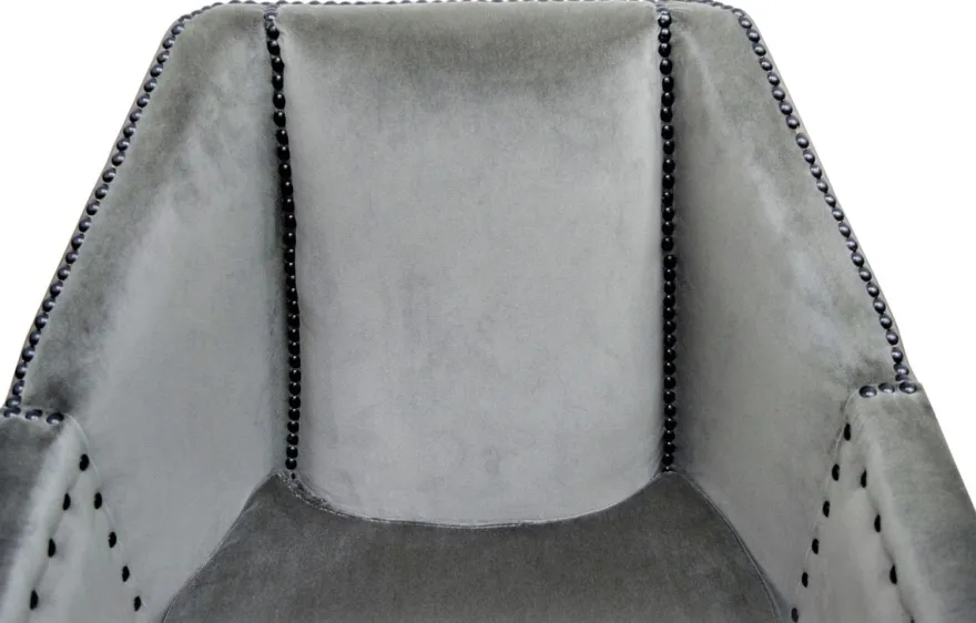 Casa Padrino Luxus Sessel Grau / Braun / Schwarz 61 x 71 x H. 69 cm - Hotel & Restaurant Möbel