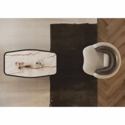 Casa Padrino Luxus Sessel Grau / Schwarz 100 cm - Wohnzimmer & Hotel Möbel