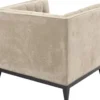 Casa Padrino Luxus Sessel Greige 94 x 82 x H. 77 cm - Hotel Kollektion
