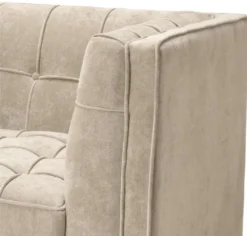Casa Padrino Luxus Sessel Greige 94 x 82 x H. 77 cm - Hotel Kollektion
