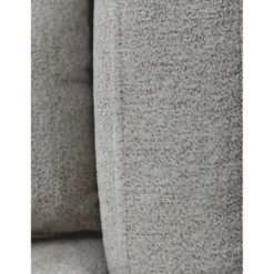 Casa Padrino Luxus Sessel Hellgrau Ø 105 x H. 75 cm - Runder Wohnzimmer & Garten Sessel
