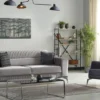 Casa Padrino Luxus Sessel Lila / Schwarz / Silber 70 x 75 x H. 80 cm - Wohnzimmer Sessel - Hotel Sessel - Wohnzimmer Möbel - Hotel Möbel - Luxus Möbel - Luxus Einrichtung