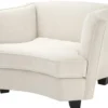 Casa Padrino Luxus Sessel Naturfarbig 118,5 x 97 x H. 74 cm - Hotel Kollektion