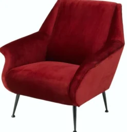 Casa Padrino Luxus Sessel Rot 88 x 80 x H. 91 cm - Designer Club Möbel