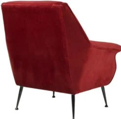 Casa Padrino Luxus Sessel Rot 88 x 80 x H. 91 cm - Designer Club Möbel