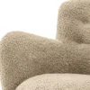 Casa Padrino Luxus Sessel Sandfarben / Schwarz 87 x 86 x H. 80 cm - Wohnzimmer Sessel - Hotel Sessel - Wohnzimmer Möbel - Luxus Möbel - Wohnzimmer Einrichtung - Luxus Einrichtung - Möbel Luxus