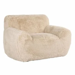 Casa Padrino Luxus Sessel Sandfarben 126 cm - Wohnzimmer & Hotel Möbel