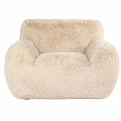 Casa Padrino Luxus Sessel Sandfarben 126 cm - Wohnzimmer & Hotel Möbel