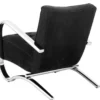 Casa Padrino Luxus Sessel Schwarz 64 x 82 x H. 75 cm - Designer Möbel