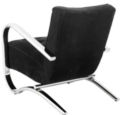 Casa Padrino Luxus Sessel Schwarz 64 x 82 x H. 75 cm - Designer Möbel
