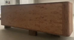 Casa Padrino Luxus Sideboard mit 3 Türen Naturfarben / Braun 230 cm