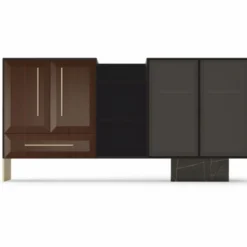 Casa Padrino Luxus Sideboard mit 4 Türen und Schublade 234 cm - Luxus Möbel