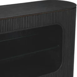 Casa Padrino Luxus Sideboard Schwarzgrau 180 cm - Luxus Hotel Möbel
