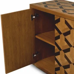 Casa Padrino Luxus Sideboard mit 4 Türen Braun 180 cm - Luxus Hotel Möbel