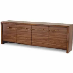 Casa Padrino Luxus Sideboard Braun / Bronze 240 cm - Wohnzimmer & Hotel Möbel