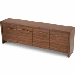Casa Padrino Luxus Sideboard Braun / Bronze 240 cm - Wohnzimmer & Hotel Möbel