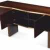 Casa Padrino Luxus Sideboard Braun / Messing 180,5 cm - Luxus Hotel Möbel
