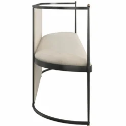 Casa Padrino Luxus Sitzbank Beige / Bronze / Gold 170 cm - Wohnzimmer & Hotel Möbel