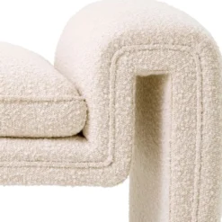 Casa Padrino Luxus Sitzbank Creme 144 cm - Luxus Qualität