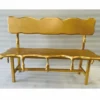 Casa Padrino Luxus Sitzbank / Gartenbank Gold 160 cm - Made in Italy