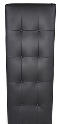 Casa Padrino Luxus Sitzbank Schwarz / Rosegold 120 x 45 x H. 40 cm - Edelstahl Bank mit Italienischem Leder - Gepäckablage - Hotel Möbel & Accessoires