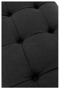 Casa Padrino Luxus Sitzbank Schwarz 129 x 50 x H. 58 cm - Luxus Kollektion