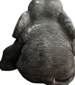 Casa Padrino Luxus Skulptur Elefant Dunkelgrau 55 x 53 x H. 53 cm - Limited Edition