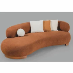 Casa Padrino Luxus Sofa Braun 255 cm - Wohnzimmer & Hotel Möbel