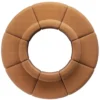 Casa Padrino Luxus Sofa Braun Ø 340 x H. 72 cm - Rundes Modulares Sofa - Luxus Möbel