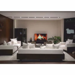 Casa Padrino Luxus Sofa Creme / Dunkelbraun 260 cm - Wohnzimmer & Hotel Möbel