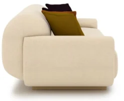 Casa Padrino Luxus Sofa Creme / Beige 250 x 105 x H. 70 cm - Wohnzimmer Sofa - Hotel Sofa - Wohnzimmer Möbel - Hotel Möbel - Luxus Möbel - Luxus Einrichtung - Wohnzimmer Einrichtung