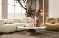 Casa Padrino Luxus Sofa Elfenbein 230 x 95 x H. 75 cm - Wohnzimmer Sofa - Hotel Sofa - Wohnzimmer Möbel - Hotel Möbel - Luxus Möbel - Luxus Einrichtung - Wohnzimmer Einrichtung