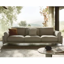 Casa Padrino Luxus Sofa Grau 300 cm - Luxus Wohnzimmer & Hotel Möbel