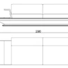 Casa Padrino Luxus Sofa Grau / Silber 290 x 94 x H. 76 cm - Wohnzimmer Sofa - Hotel Sofa - Wohnzimmer Möbel - Wohnzimmer Einrichtung - Hotel Möbel - Luxus Möbel - Luxus Einrichtung