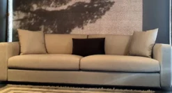 Casa Padrino Luxus Sofa Grau 240 x 85 x H. 82 cm - Wohnzimmer Sofa - Hotel Sofa - Wohnzimmer Möbel - Hotel Möbel - Luxus Möbel