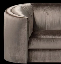 Casa Padrino Luxus Sofa Grau 275 x 89 x H. 75 cm - Wohnzimmer Sofa - Hotel Sofa - Wohnzimmer Möbel - Wohnzimmer Einrichtung - Hotel Möbel - Luxus Möbel - Luxus Einrichtung